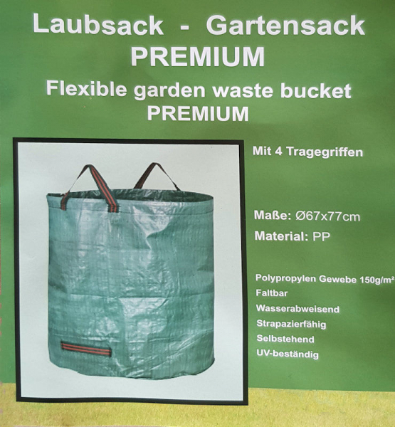 3x 270L Gartensack XXL Gartenabfallsack Laubsack Abfallsack Sack - VABIONO
